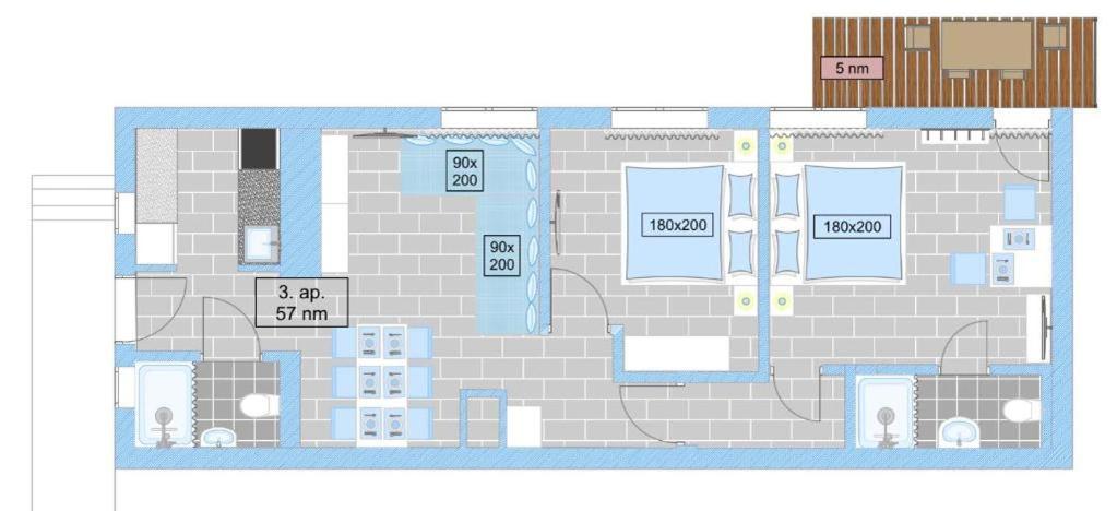 Topart Apartman I Balatonfenyves Ngoại thất bức ảnh